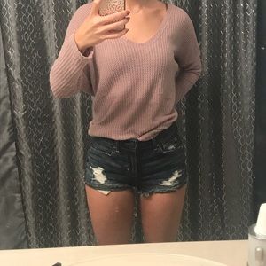 American Eagle Distressed Jean Shorts